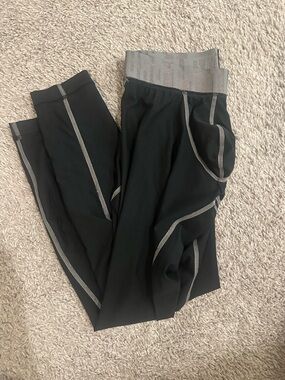Men's Black Fort Troff Leggings -Sm